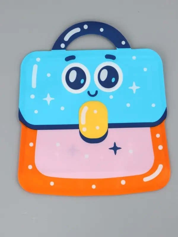 Пакет подарочный, Пакет подарочный, "Портфель", с zip-lock застежкой, 20x19+3см