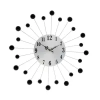 Часы настенные интерьерные &laquo;Лучики&raquo;, серия: Ажур, бесшумные, плавный ход, d=34 см, циферблат 12 см