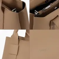 Сумка женская тоут TEXTURA на молнии, 32&times;12&times;24 см, бежевая