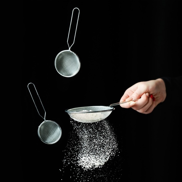 Набор сит Доляна, 3 шт, d=7 см, 8 см, 10 см Набор сит Доляна, 3 шт, d=7 см, 8 см, 10 см