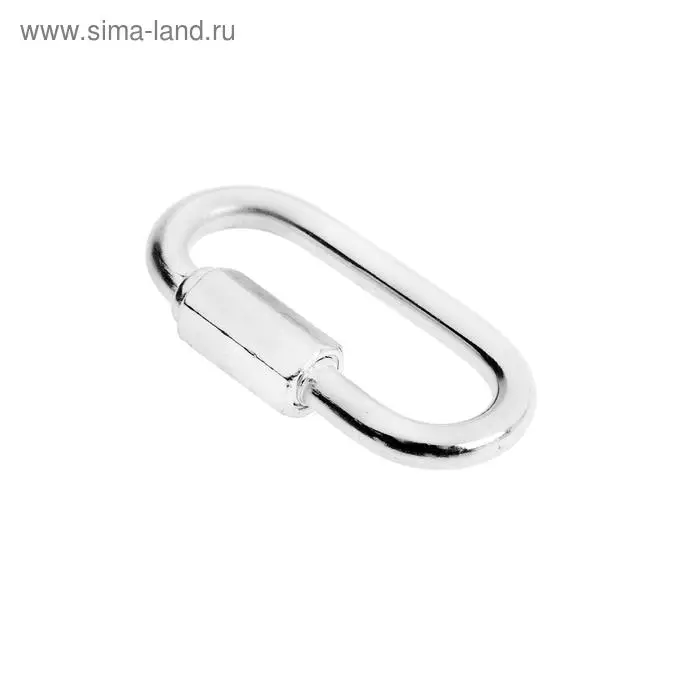 Карабин винтовой ТУНДРА krep, М5, оцинкованный, 1 шт. Карабин винтовой ТУНДРА krep, М5, оцинкованный, 1 шт.