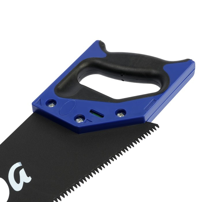 Ножовка по дереву ТУНДРА, 2К рукоятка, тефлоновое покрытие, 3D заточка, 7-8 TPI, 400 мм Ножовка по дереву ТУНДРА, 2К рукоятка, тефлоновое покрытие, 3D заточка, 7-8 TPI, 400 мм