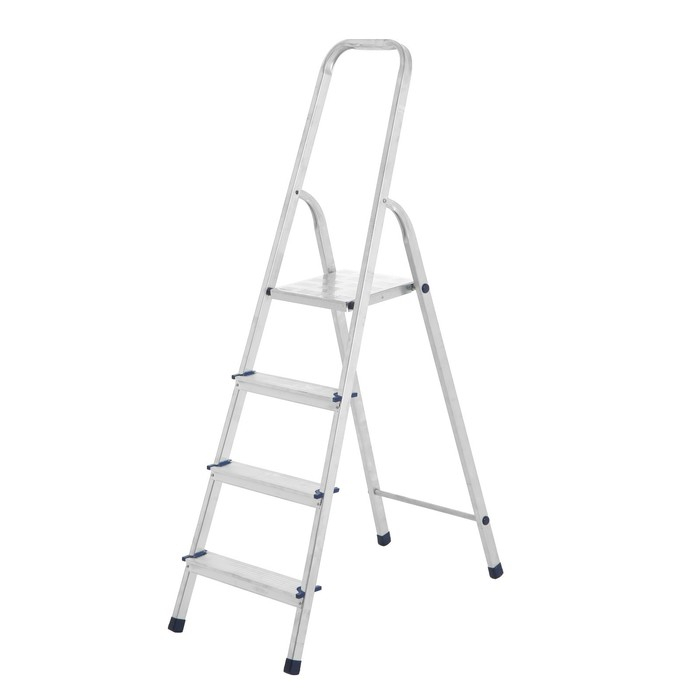 Стремянка ТУНДРА  Стремянка ТУНДРА "ЛАЙТ", алюминиевая, 4 ступени, 815 мм