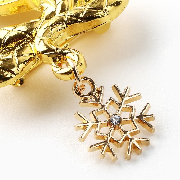 Брошь новогодняя «Время волшебства» на Новый год, балерина 6 х 8 см Брошь новогодняя «Время волшебства» на Новый год, балерина 6 х 8 см