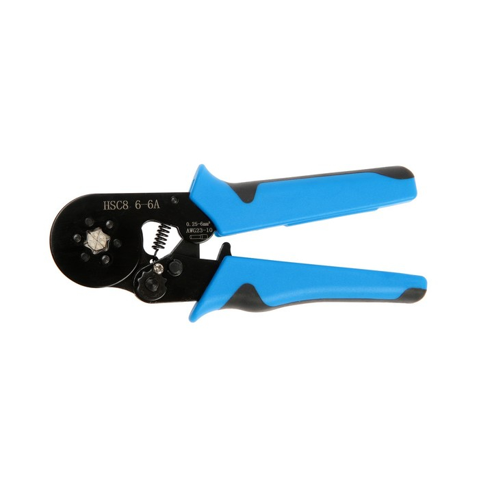 Пресс-клещи ТУНДРА, для опрессовки втулочных наконечников 0.25 - 6 мм2 Пресс-клещи ТУНДРА, для опрессовки втулочных наконечников 0.25 - 6 мм2