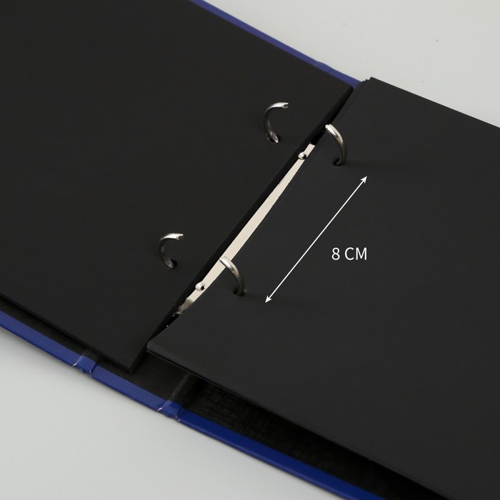 Фотоальбом 25 листов (уголки+кольца) Фотоальбом 25 листов (уголки+кольца) "Корабль" тиснение 19х27х3 см