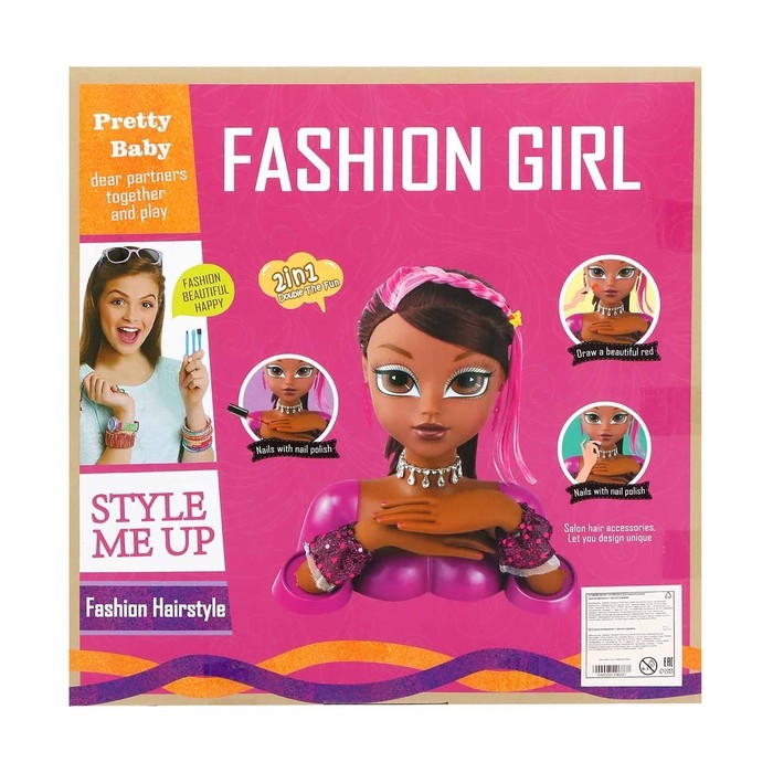 Кукла-манекен для создания причёсок «Барбара», с аксессуарами Кукла-манекен для создания причёсок «Барбара», с аксессуарами