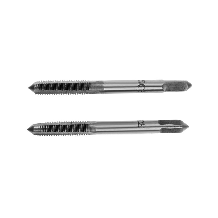 Метчики метрические ручные ТУНДРА, М5 х 0.8 мм, комплект из 2 шт. Метчики метрические ручные ТУНДРА, М5 х 0.8 мм, комплект из 2 шт.