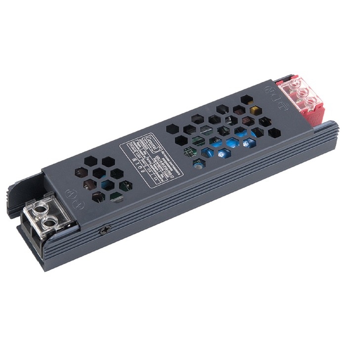 Блок питания для светодиодных лент и модулей General PRO, 60 Вт, 12 В, IP20, металл Блок питания для светодиодных лент и модулей General PRO, 60 Вт, 12 В, IP20, металл