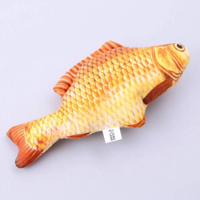 Игрушка для кошек с мятой «Сазан» из текстиля, 20 см Игрушка для кошек с мятой «Сазан» из текстиля, 20 см