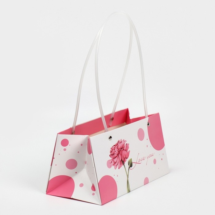 Пакет влагостойкий для цветов Love you, 24 х 12 х 12 см Пакет влагостойкий для цветов Love you, 24 х 12 х 12 см