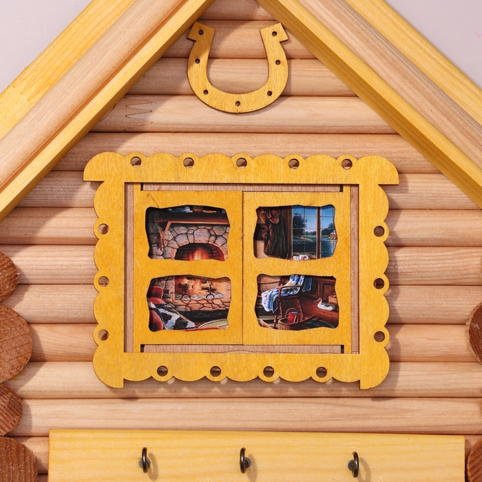 Ключница Ключница "Изба с окном", 26 х 25 см