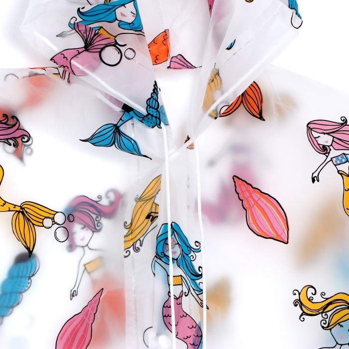 Дождевик детский «Милая русалочка» (125-155 см) Дождевик детский «Милая русалочка» (125-155 см)