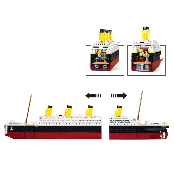 Конструктор Модельки «Титаник», масштаб 1:350, 2401 деталь Конструктор Модельки «Титаник», масштаб 1:350, 2401 деталь