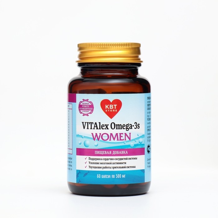 Vitalex Omega-3 Women, 60 капсул по 500 мг Vitalex Omega-3 Women, 60 капсул по 500 мг