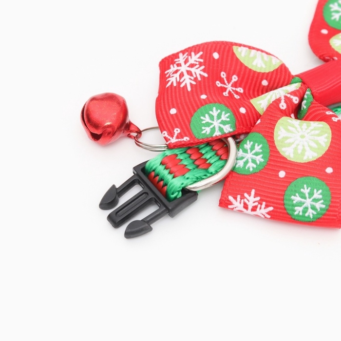 Ошейник Ошейник "Подарки", 30 х 1 см, капрон, красный