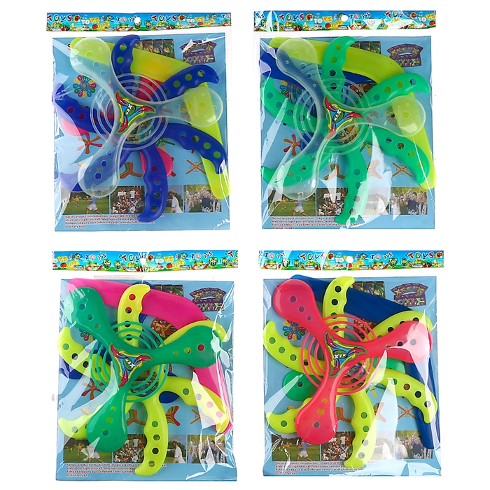 Бумеранг, набор 4 штуки, цвета МИКС Бумеранг, набор 4 штуки, цвета МИКС