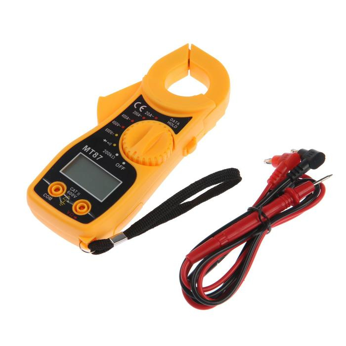Токовые клещи ТУНДРА, MT 87, ACV/DCV, ACA, 200KΩ, прозвон Токовые клещи ТУНДРА, MT 87, ACV/DCV, ACA, 200KΩ, прозвон