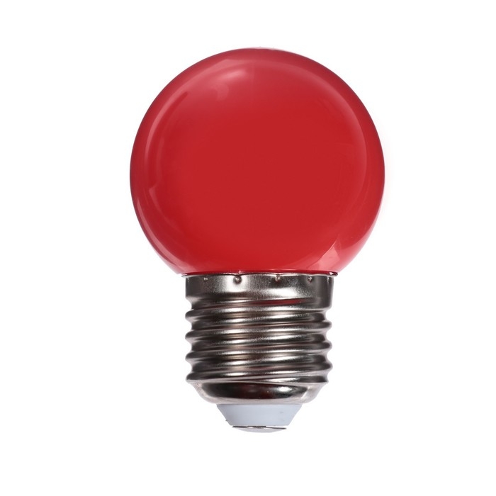 Лампа светодиодная Luazon Lighting, G45, Е27, 1.5 Вт, для белт-лайта, мульти, наб 20 шт Лампа светодиодная Luazon Lighting, G45, Е27, 1.5 Вт, для белт-лайта, мульти, наб 20 шт