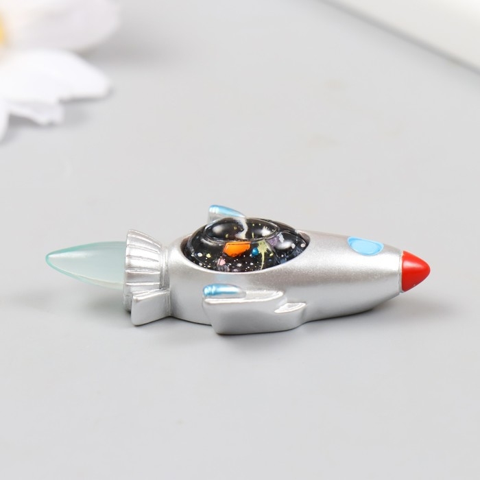 Фигурка для флорариума полистоун Фигурка для флорариума полистоун "Ракета" 2,7х5,6 см