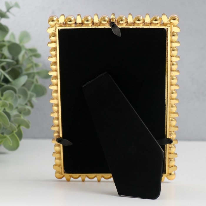 Фоторамка металл 10х15 см Фоторамка металл 10х15 см "Монархия" золото 12,3х17,3 см