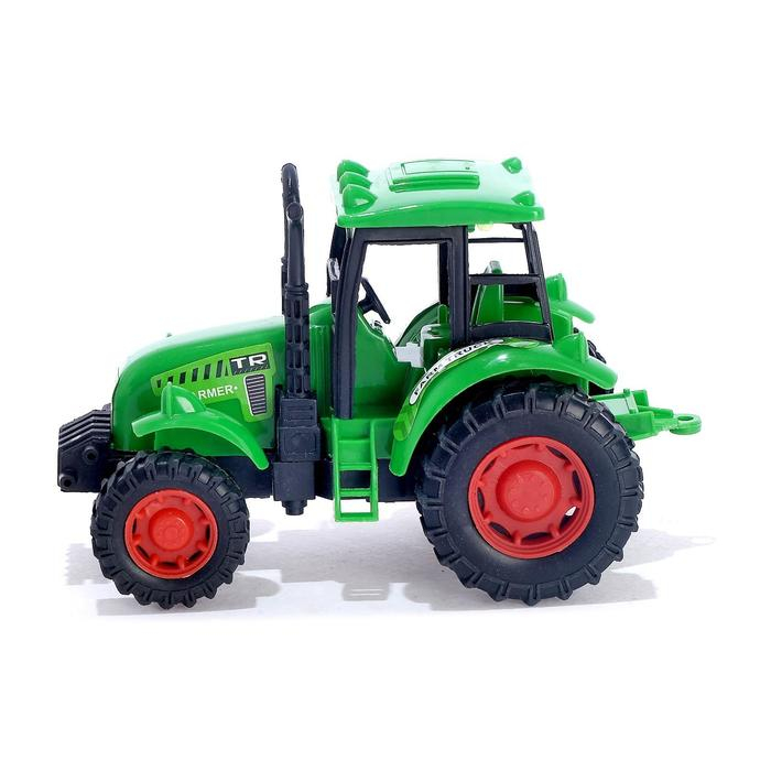 Трактор инерционный «Фермерский», цвета МИКС Трактор инерционный «Фермерский», цвета МИКС