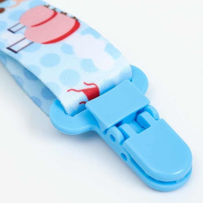 Держатель для соски - пустышки «Львята», на ленте Держатель для соски - пустышки «Львята», на ленте