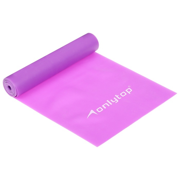 Эспандер ленточный для фитнеса ONLYTOP, 150х15х0,04 см, 10 кг, цвета МИКС Эспандер ленточный для фитнеса ONLYTOP, 150х15х0,04 см, 10 кг, цвета МИКС