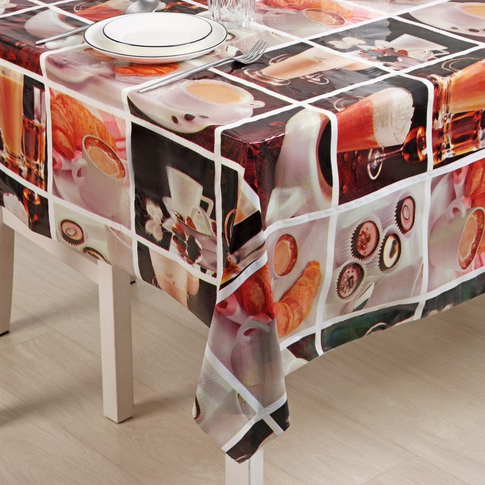 Клеёнка на стол Доляна, ширина 137 см, толщина 0,07 мм, рулон 30 метров Клеёнка на стол Доляна, ширина 137 см, толщина 0,07 мм, рулон 30 метров