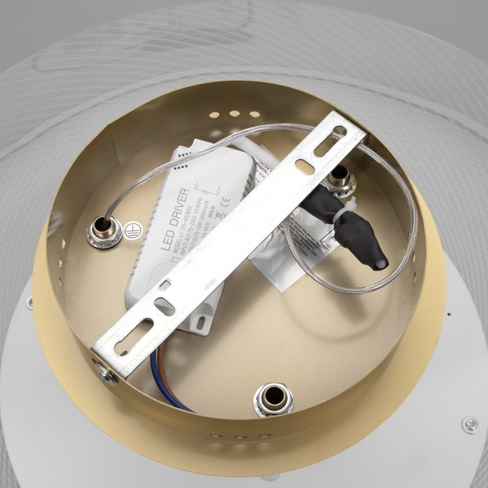 Люстра Люстра "Синтия" LED 48Вт 3000-6000К золото 50х50х20см