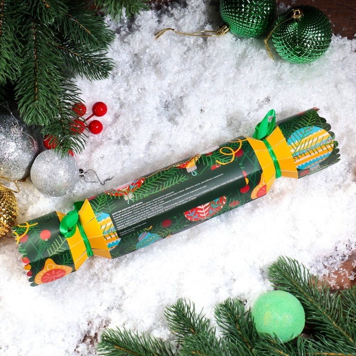 Новогодний подарочный набор косметики. Бомбочки для ванны «Конфета», красный, 3 шт по 100 г. Новый год Новогодний подарочный набор косметики. Бомбочки для ванны «Конфета», красный, 3 шт по 100 г. Новый год