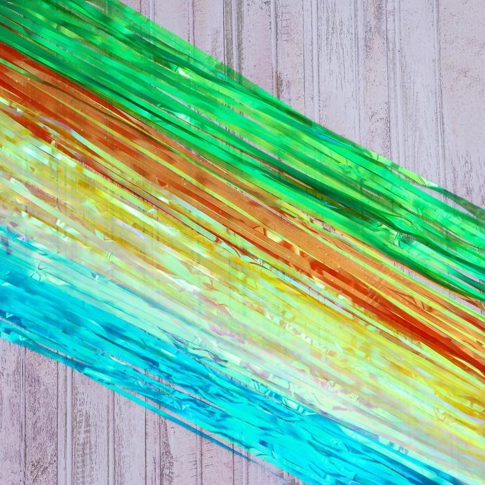 Дождик неоновый  ширина 200 мм,дл.1 м, микс Дождик неоновый  ширина 200 мм,дл.1 м, микс