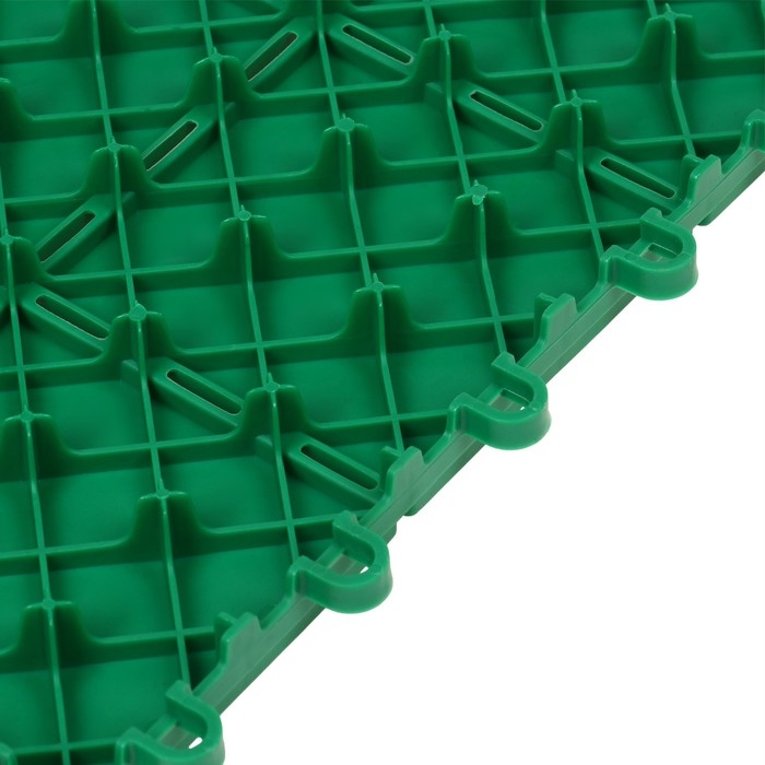 Модульное покрытие, 30 × 30 см, пластик, зелёное, 1 шт. Модульное покрытие, 30 × 30 см, пластик, зелёное, 1 шт.