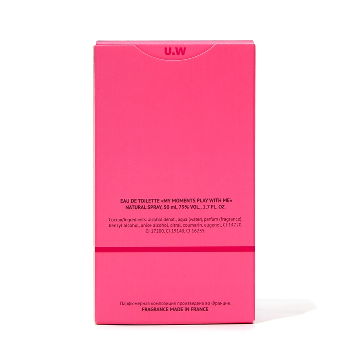 Туалетная вода женская My Moments Play with me, 50 мл Туалетная вода женская My Moments Play with me, 50 мл