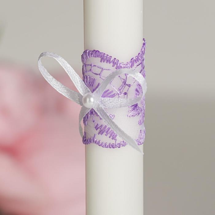 Комплект на стол молодожёнов Комплект на стол молодожёнов "Гармония", сирень