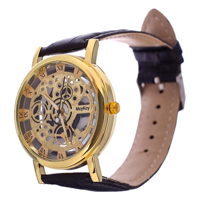 Часы мужские наручные кварцевые Часы мужские наручные кварцевые "Осборн", ремешок экокожа