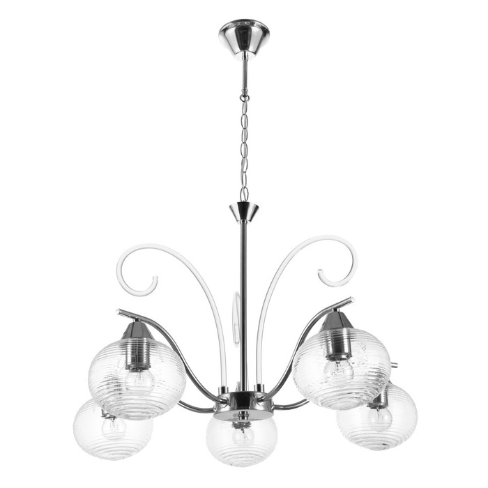 Люстра Люстра "Харми" 5xE27 40Вт серебро 58х58х41 см BayerLux