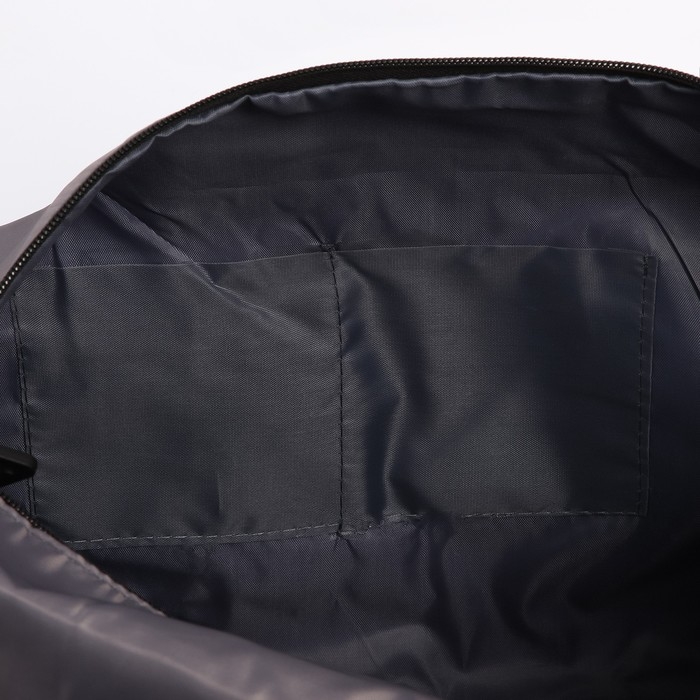 Сумка спортивная «PRESIDENT», 47 x 28 x 24 см, цвет серый