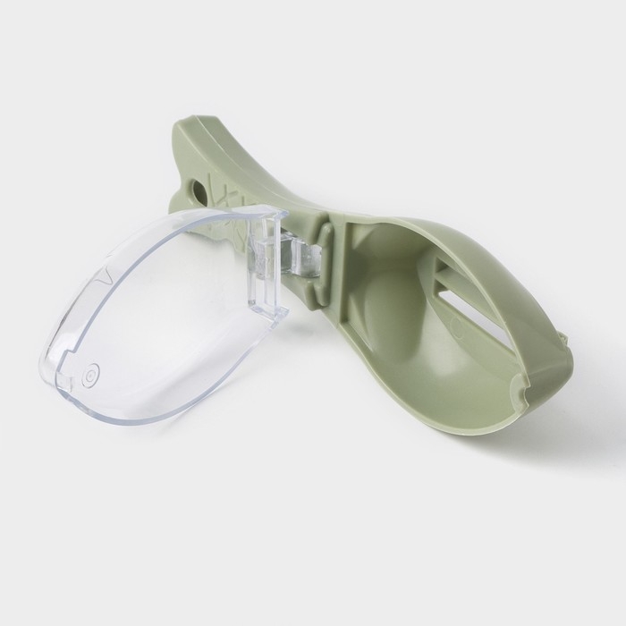 Рыбочистка Fishka, 15,5 см, цвет оливковый Рыбочистка Fishka, 15,5 см, цвет оливковый