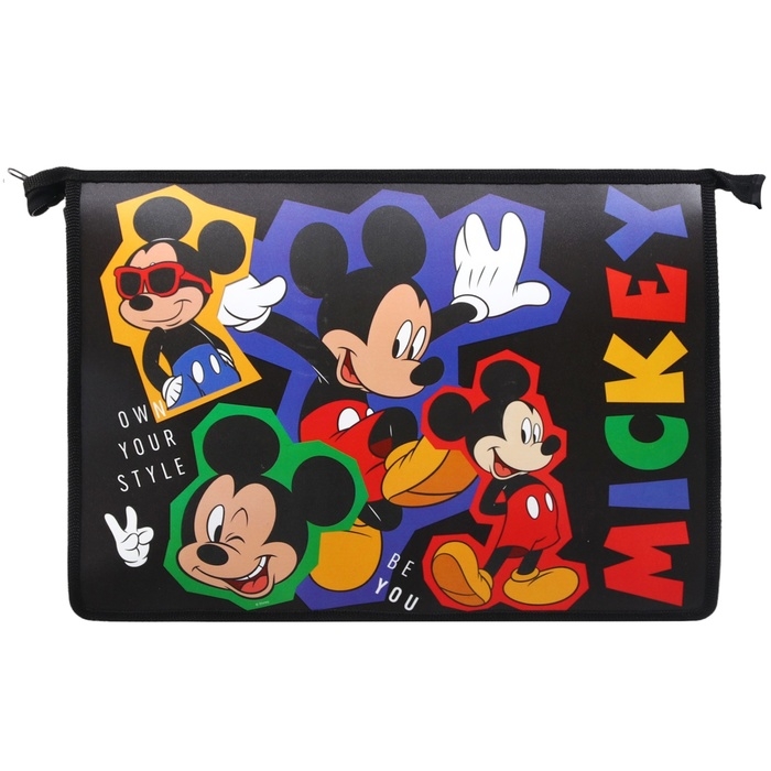 Папка для труда А4, на молнии, Микки Маус Папка для труда А4, на молнии, Микки Маус