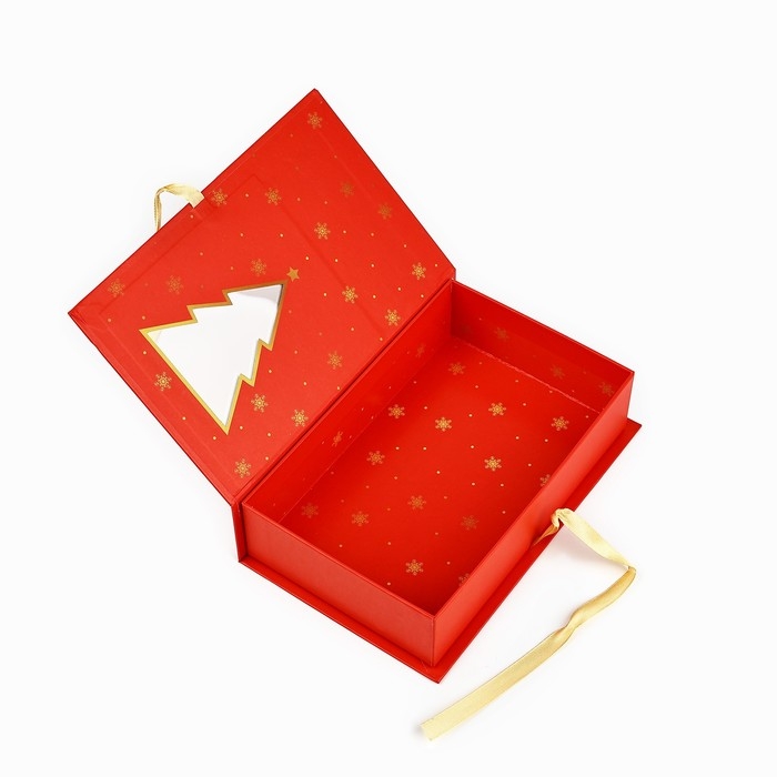 Коробка‒книга «Ёлочка», 20 х 12.5 х 5 см, Новый год Коробка‒книга «Ёлочка», 20 х 12.5 х 5 см, Новый год