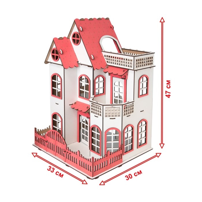 Кукольный домик «Престиж» белый Кукольный домик «Престиж» белый