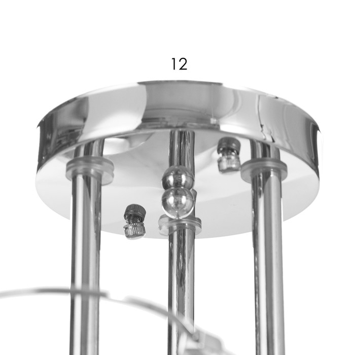 Люстра потолочная Грейс 3хE27 40Вт Хром Люстра потолочная Грейс 3хE27 40Вт Хром