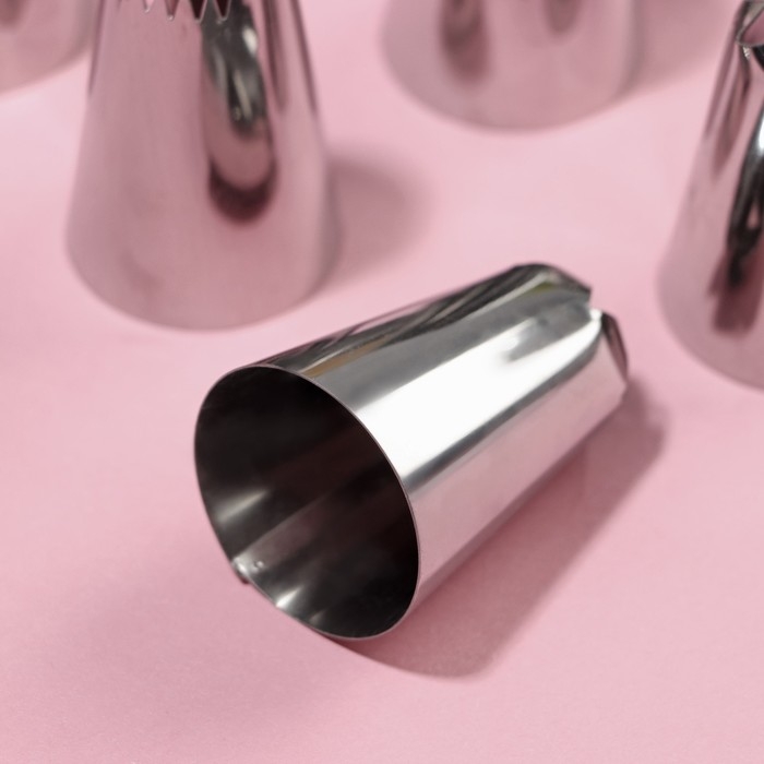 Набор насадок кондитерских Доляна, d=3 см, 12 шт Набор насадок кондитерских Доляна, d=3 см, 12 шт