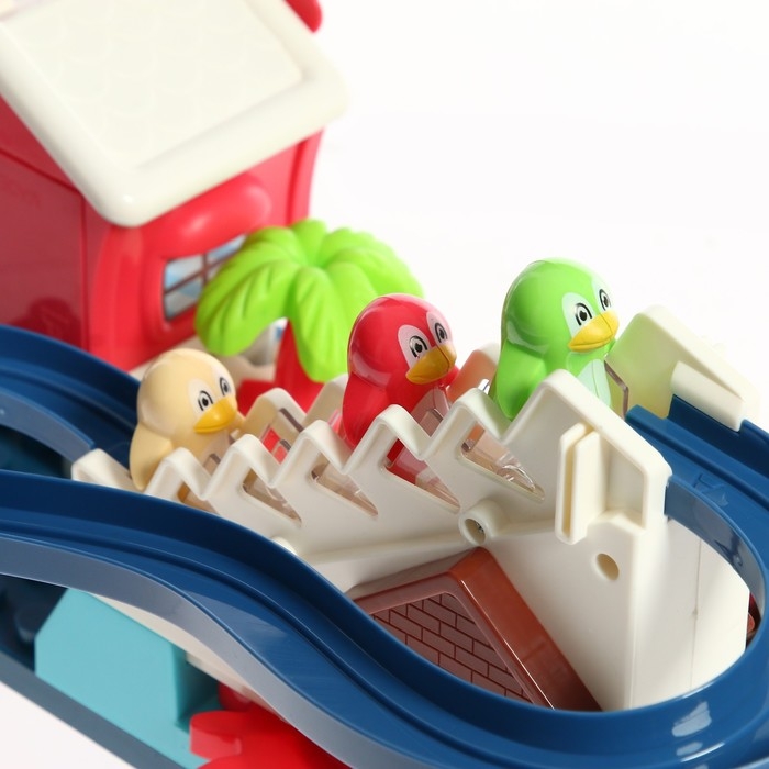 Конструктор развивающий с шестерёнками «Весёлые пингвинята», 33 детали Конструктор развивающий с шестерёнками «Весёлые пингвинята», 33 детали