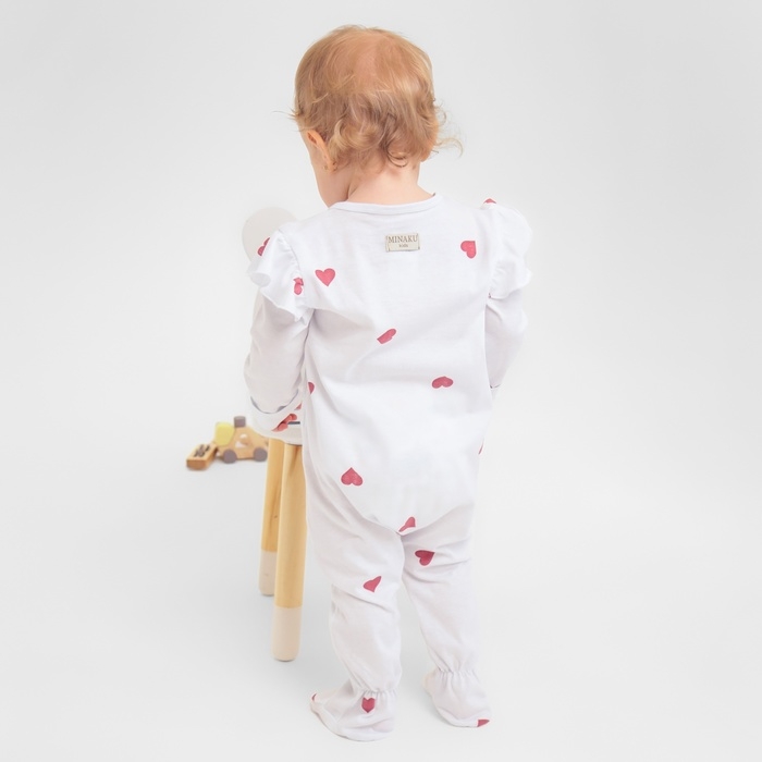 Комбинезон детский MINAKU, цвет молочный, рост 74-80 см Комбинезон детский MINAKU, цвет молочный, рост 74-80 см