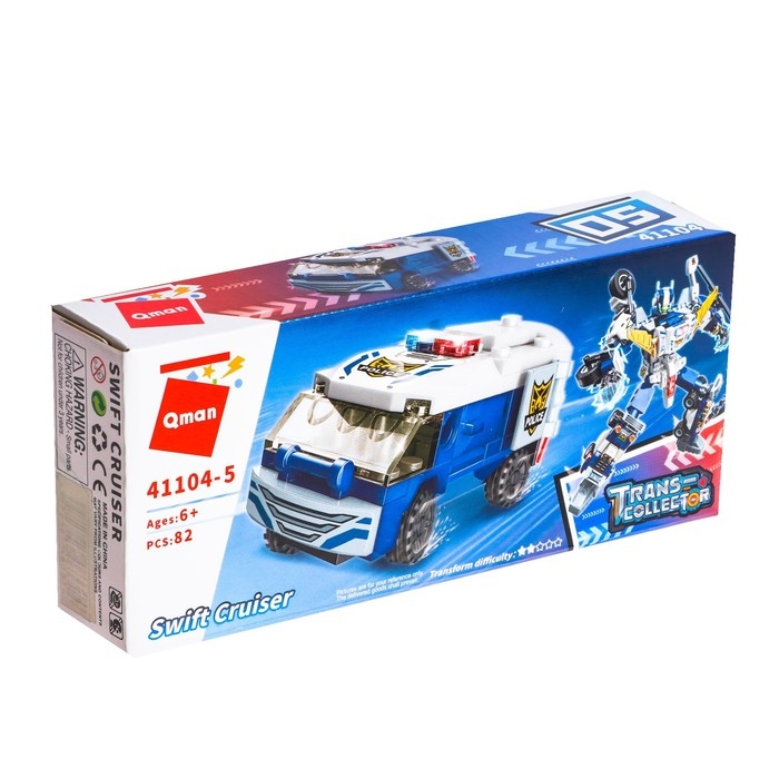 Конструктор Робот «Полицейский транспорт», 6 видов, МИКС Конструктор Робот «Полицейский транспорт», 6 видов, МИКС