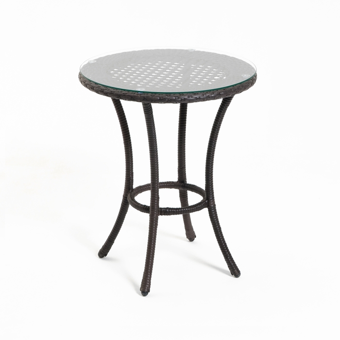 Набор садовой мебели "Ротанг" 3 предмета: стол + 2 кресла, венге