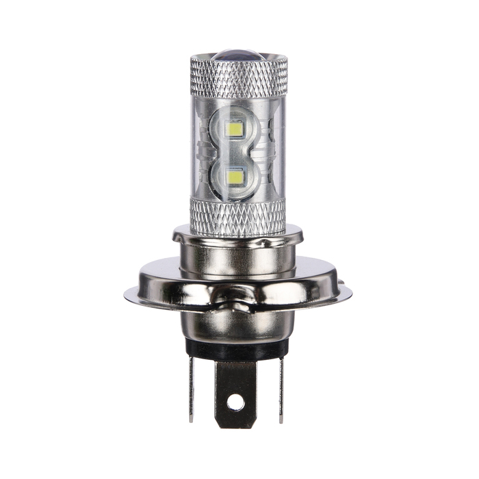 Автолампа светодиодная H4, 12 В, 7.5 Вт , 5 LED-COB, свет белый Автолампа светодиодная H4, 12 В, 7.5 Вт , 5 LED-COB, свет белый