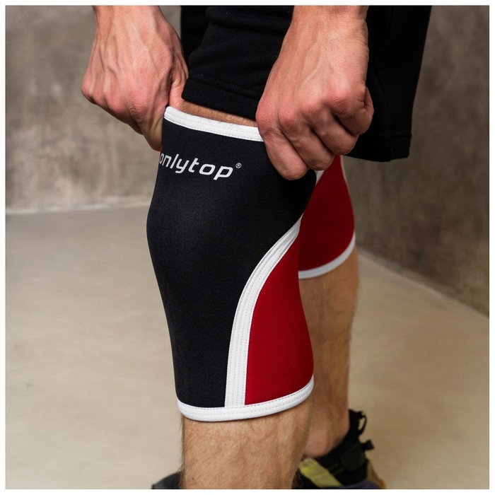 Наколенники неопреновые ONLYTOP, 7 мм, р. S Наколенники неопреновые ONLYTOP, 7 мм, р. S